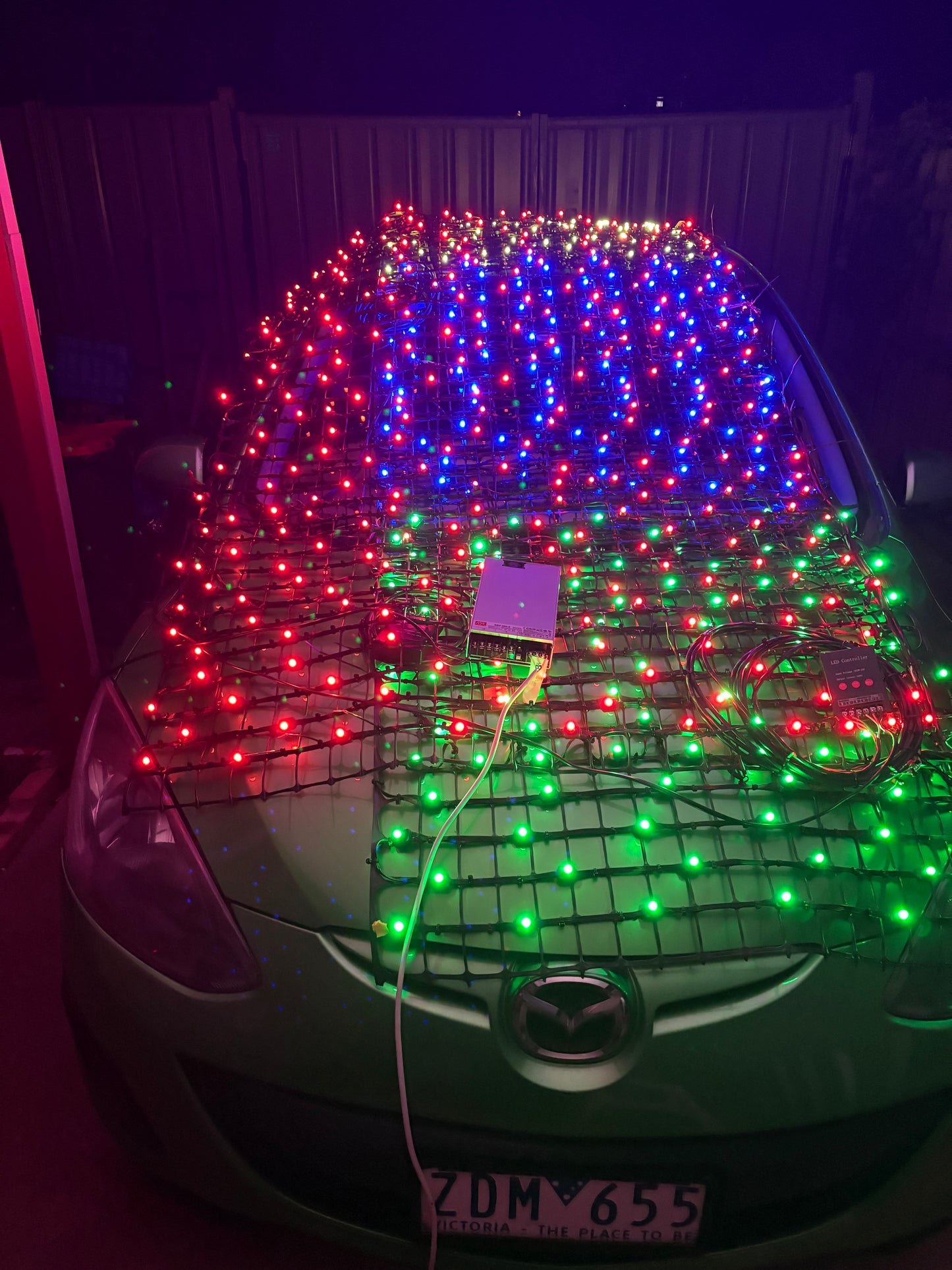 RGB 5V Controllable net light